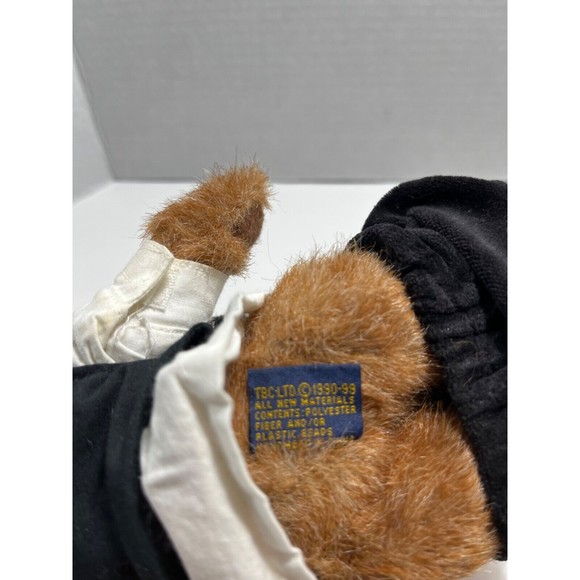 BOYDS BEAR EDMUND. Teddy Bear VELVET TROUSERS VEST 8" Jointed plush - Picture 5 of 9